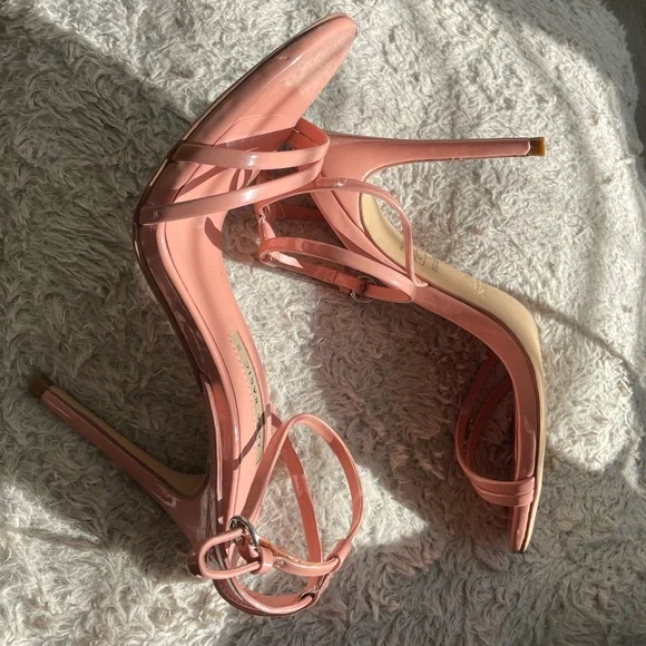 ZARA Coral Strappy Heels - Picture 12 of 13